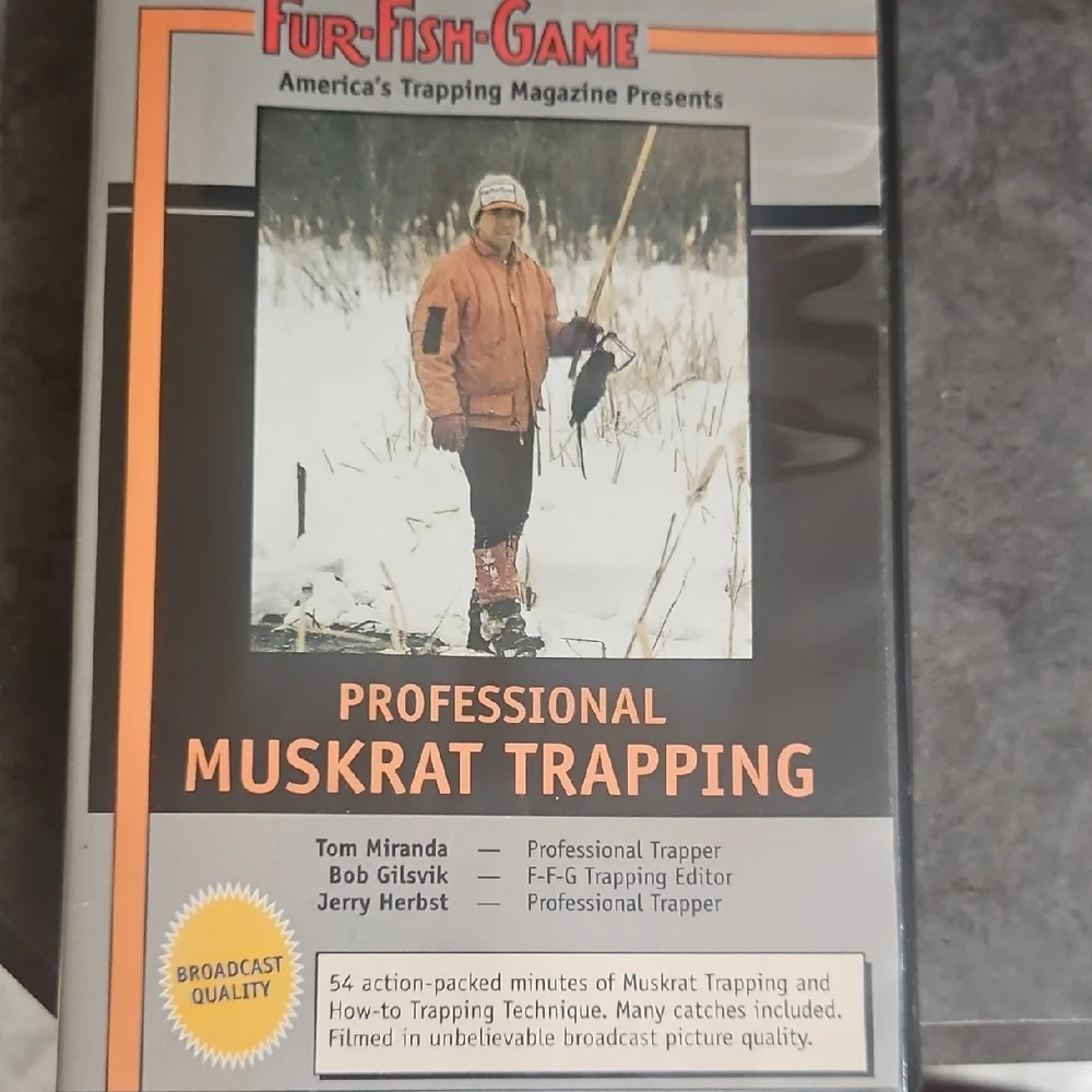 Professional Muskrat Trapping VHS